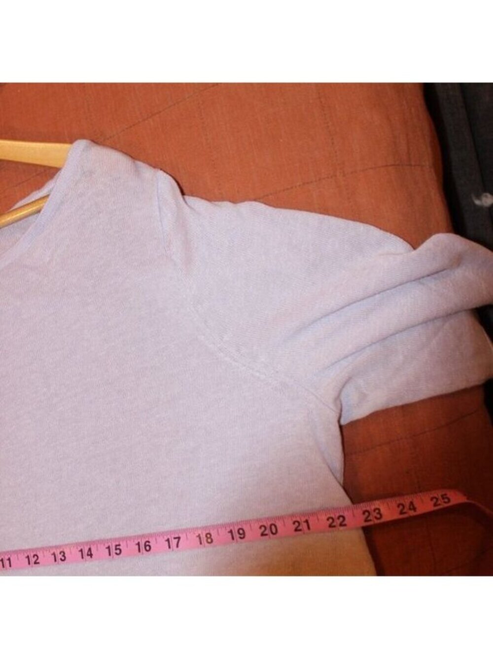 J. Jill Lilac Linen Blend 3/4 sleeve Sweater Women's Size XL - Picture 11 of 12